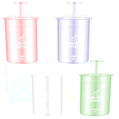 Maitys 4 Pieces Face Foam Maker Travel Cleanser Face Wash Foamer Convenient Facial Skincare Whip Maker Household Quick Facial Cleansing Tool Lightweight Facial Cleanser Foam Cup for Face Wash Skin Care