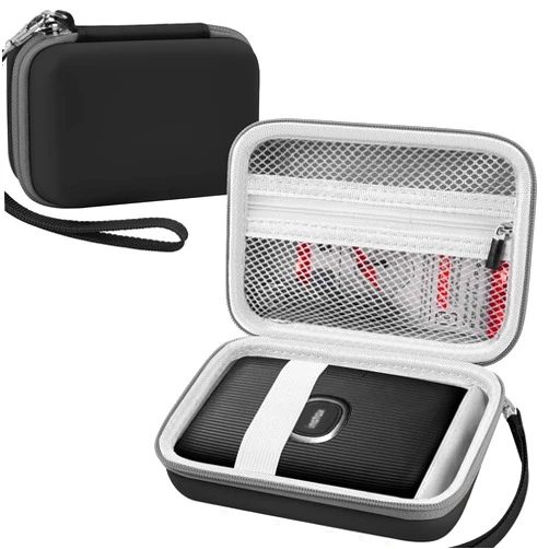 Leayjeen Travel Carrying Case Compatible with Fuji Instax Mini Link Smartphone Printer for Mobile Printers and Accessories -Black (Case Only)