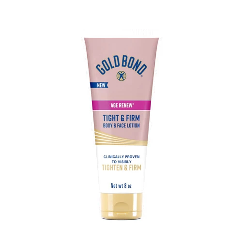 Gold Bond Age Renew Tight & Firm Body & Face Lotion with Proteins & Lipids, Skin Firming Lotion for Aging, Dry Skin, 8 oz.