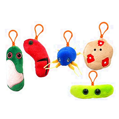 GIANT MICROBES GIANTmicrobes Ancient Plagues 5-Pack - Learn About Plagues and Pandemics from Biblical Times with This Set of 5 Plush Microbes, Fun Educational Gift for Friends, Students, Teachers, and History Fans