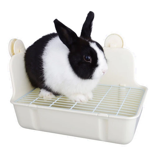 RUBYHOME Potty Trainer Corner Litter Box Pet Pan Bedding Small Animal, Rabbit Hamster Guinea Pig Ferret Gerbil Chinchilla