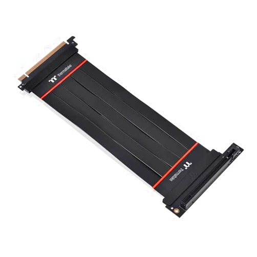Thermaltake Tt Premium PCI-E 4.0 200mm flexiable Extender with 90 Degree Adapter, AC-060-CO1OTN-C2