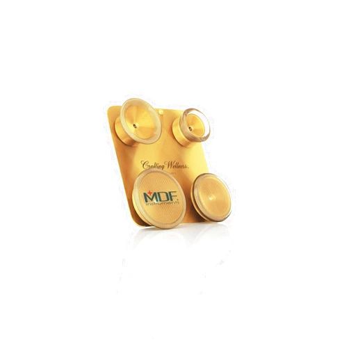MDF Instruments Pediatric and Neonatal Attachments with Clip - for MDF Instruments ProCardial Titanium Stethoscope - Gold