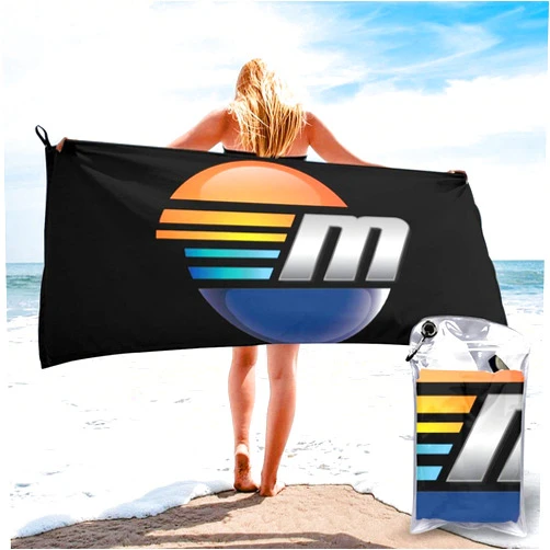 URHJBBGSJ Malibu Boats Oversized Quick Drying Beach Towel Foldable Travel Beach Towel Sand Proof Bath Towel 27.5