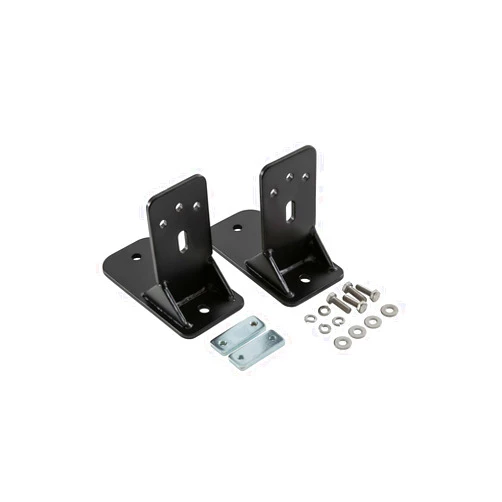 Rhino Rack Rhino-Rack Awning Brackets for Batwing Full Size, Batwing Compact, and Sunseeker Awnings, Fits on Pioneer Platforms & Vortex Bars, 2 Brackets + Hardware, Stainless Steel, Powder Coated Black (43259)