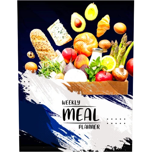Md Alamin Weekly Meal Planner: 52 Weeks of Food Menu Planning Pages with Weekly Grocery Shopping List.