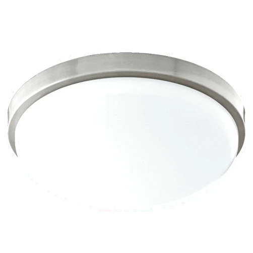 Quorum Lighting 902-15-65, Ceiling Mount Glass Ceiling Lighting, 1 Light LED, Satin Nickel