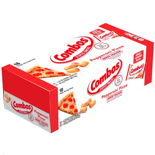 Combos Pepperoni Pizza Cracker, 18 Count (COOKIE&CRACKER - SNACK SIZE)
