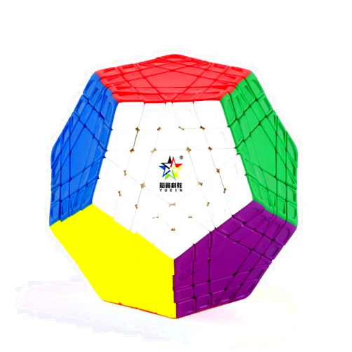 Willking Yuxin Gigaminx Stickerless 5X5 Speed Cube Megaminx Magic 12 Sided Cube Puzzle Toy