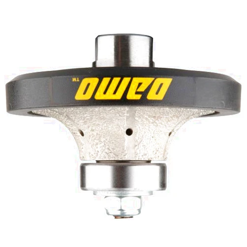 DAMO B20 3/4 inch Demi Bullnose Half Bullnose Roundover Diamond Hand Profiler Router Bit Profile Wheel with 5/8-11 Thread for Granite Concrete Marble Countertop Edge