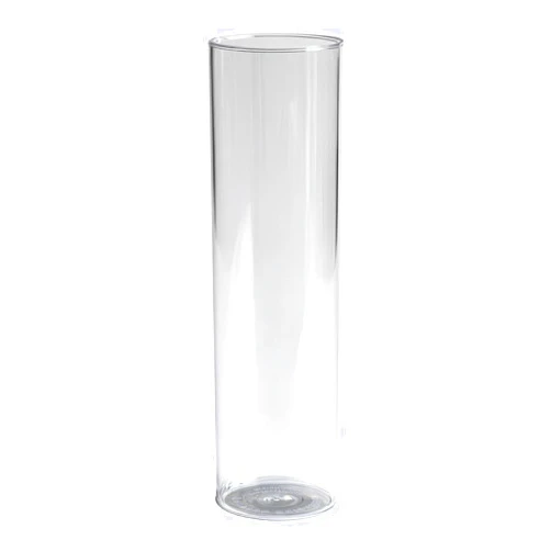 Flystuff Drosophila Lab Vials - Disposable Narrow Small Vial for Fruit Fly Observation - Crystal Clear Polystyrene Vial with Straight Walll - 500 Vials Per Unit