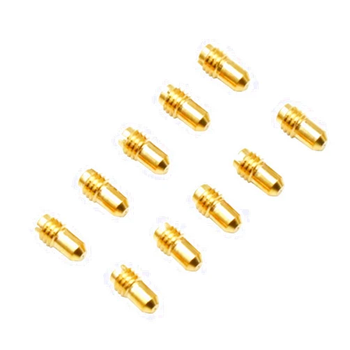 Yidinn 22/12/10pcs Idle Jets for Pilot Jet M5x0.8 Thread for Dellorto 1488 PHBG PHBD MA MB UA UB Injector Nozzle(55-80 (12pcs))