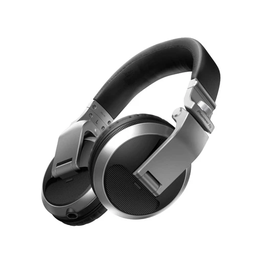 Pioneer Pro DJ DJ Headphones, SIlver (HDJ-X5-S)