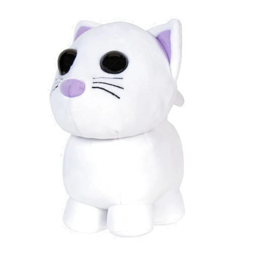 Adopt Me! Collector Plush - Snow Cat - Series 2 - in-Game Stylization Plush - Exclusive Virtual Item Code Included - Toys for Kids Featuring Your Favorite Pet, Ages 6+