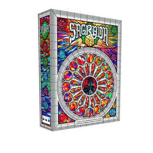 Floodgate Games Sagrada Board Game | Family Game for Kids and Adults | Dice Drafting and Placement Strategy Game | Ages 10+ | 1 to 4 Players | by Floodgate Games
