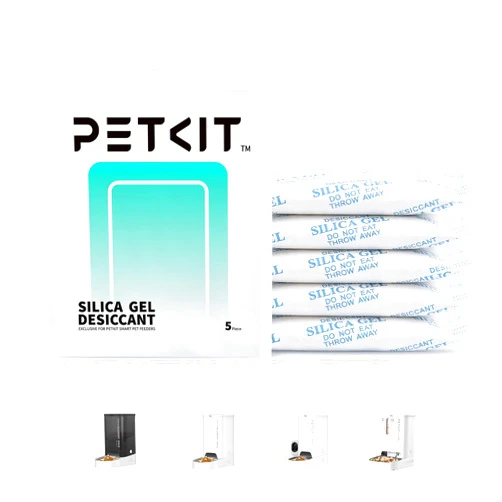 PETKIT Replaced Desiccant Bags for All Automatic Cat Dog Feeders -5 Packs, Pet Feeder Replaced Desiccant, Fresh Keeping