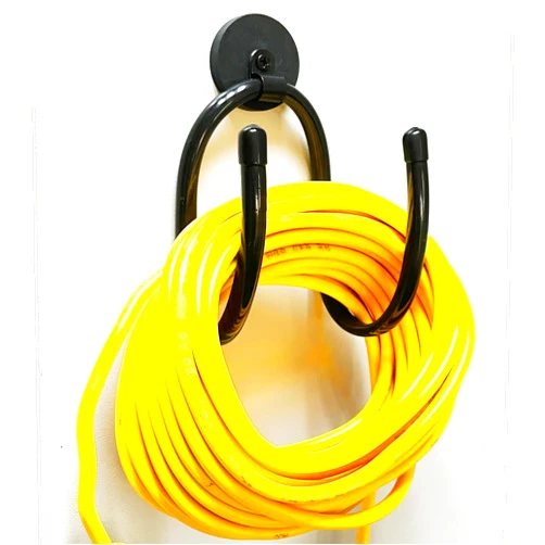 AUXPhome Magnetic Storage Hook - Extension Cord Storage, Adjustable Cable Hanger Extension Cord Holder Organizer Cord Hanging for House, Basement, RV, Boat,Garage - Cables, Hoses, Ropes- Type W