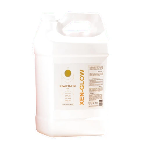 XEN-GLOW Ultimate Spray Tan Professional Application - Fast-drying & Lasting Body Spray - Streak-free, Vitamin E, Vitamin C, Vitamin A & Flower Extract - 3.81 litres