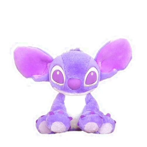 JJGPGISIS Purple Stitch Plush Figure, 9.8in Soft Cuddle Pillow Buddy, Stitch Gifts for Fans