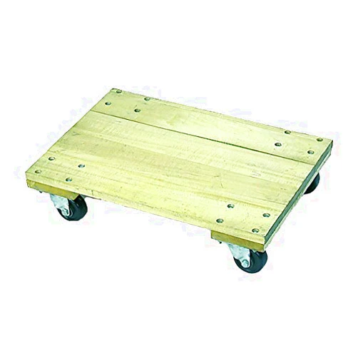 Wesco Industrial Products 272053 Wood Solid Platform Dolly with 3