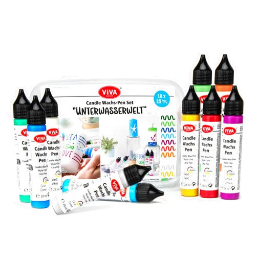 Viva Decor 10-Piece Wax Pen Set 