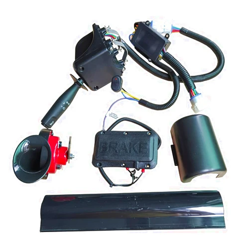 BestAccess Universal Light Upgrade Kit 9-pin Plugs Upgrade Wiring Harness | Golf Cart Turn Signal Kit with Horn Brake Light Switch for Golf Cart LED Lights