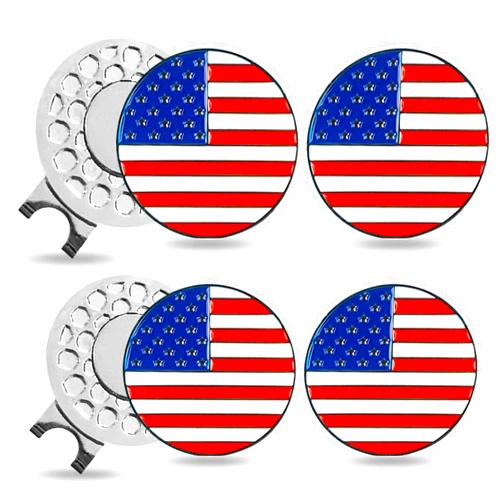 Amy Sport Golf Ball Marker Hat Clip Magnetic Hat Clips Durable Removable Ball Markers Attaches Easily to Cap Gifts for Men Women Golfer