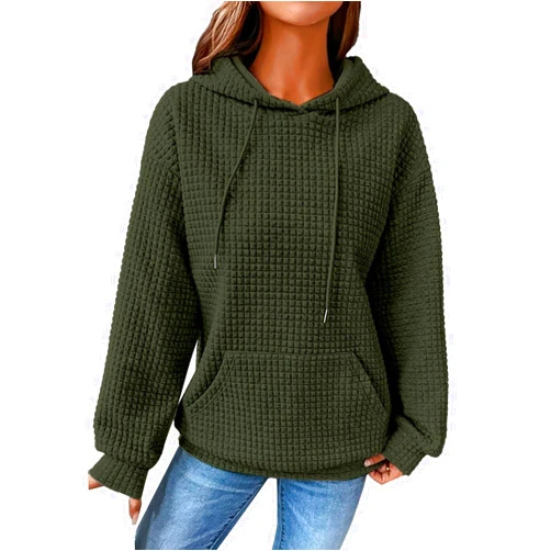 Generic Long Sleeve Shirts for Women Crewneck Pullover 2024 Fall Fashion Clothes Crew Neck Oversized Hoodies 2024