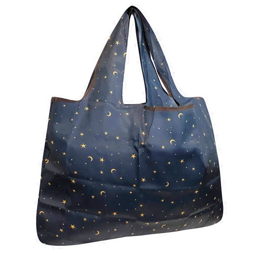 Allydrew Large Foldable Tote Nylon Reusable Grocery Bags
