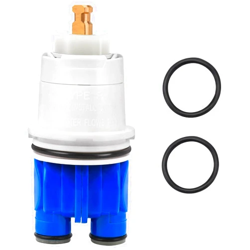 TOVEN-RV RP19804 Shower Cartridge Replacement for Delta Monitor 1300 & 1400 Series Single-Handle Tub and Shower Valves, Fits Pre-2007 Models, Pressure Balance Valve Cartridge for Shower Faucet Repair, Blue