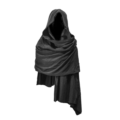 JCBFUME Cowl Hood Scarf Rogue Hood Medieval Cloak Renaissance Costume Men Neck Warmer Hooded Cape Hat Cyberpunk Accessories