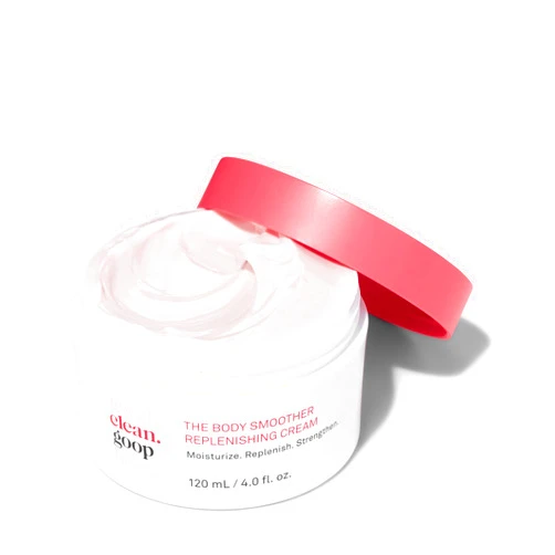 good.clean.goop beauty The Body Smoother Replenishing Cream | Hydrating Moisturizer for Dry Skin | Ceramides, Cupuacu Butter, & Avocado Oil | Fine Lines and Wrinkles Treatment | Cruelty-Free | 4 oz