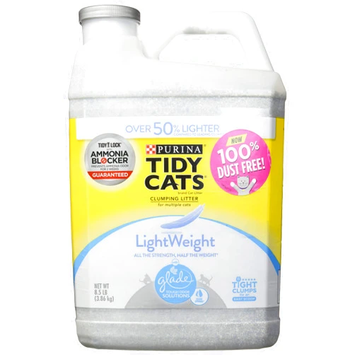Purina Tidy Cats Lightweight Glade Clear Springs Low Dust Clumping Multi Cat Litter, 8.5 lbs.