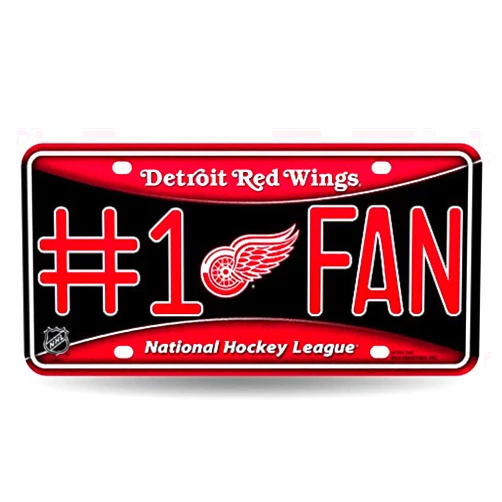 Rico Industries Rico NHL Bling #1 Fan Metal Auto Tag