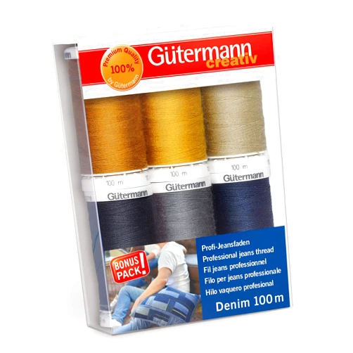 Gütermann Gutermann Thread Denim 6 SPLS Denim Multicoloured