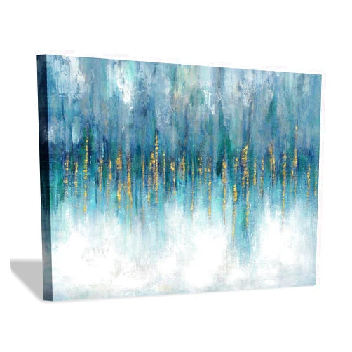 Hardy Gallery Abstract Picture Wall Art Canvas: Modern Artwork Texture Painting on canvas for Bedroom (36'' x 24'' x 1 Panel)