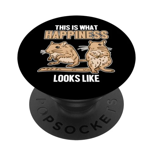 Süße Degu Käfig Futter Spielzeug Zubehör Geschenke This Is What Happiness Looks Like Rodent Common Degu PopSockets Adhesive PopGrip