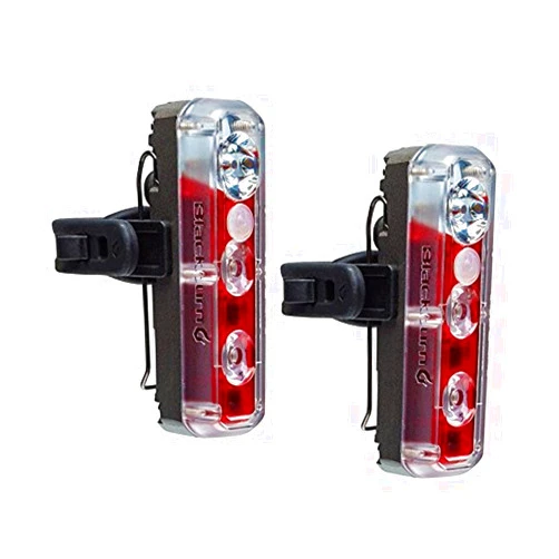 Blackburn 2'Fer-XL Multisport 200 Lumen Front and or Rear Waterproof Rechargeable Lights - Easy Mount Handlebar or seatpost
