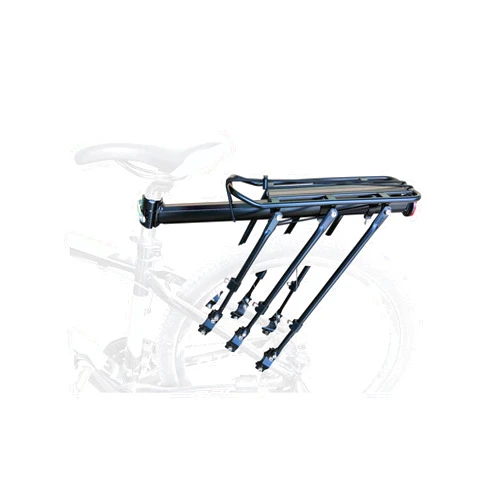 COMINGFIT Bike Carrier Rack, 400lbs Capacity Solid Bearings Universal Adjustable Bicycle Luggage Cargo Rack