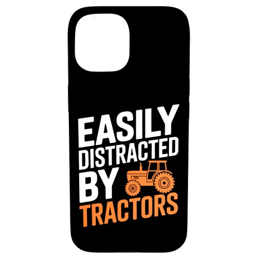 RadiantRogue Threads Farmers Easily Distracted By Tractors Agri Life Case for iPhone 15
