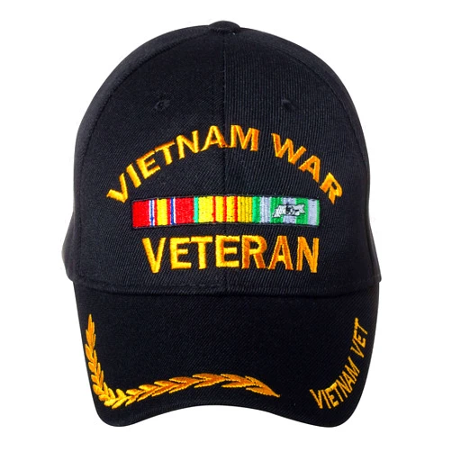 Artisan Owl Vietnam War Veteran Embroidered Adjustable Baseball Cap