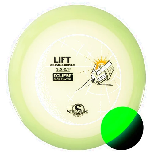 Streamline Discs Eclipse Glow 2.0 Lift Disc Golf Distance Driver