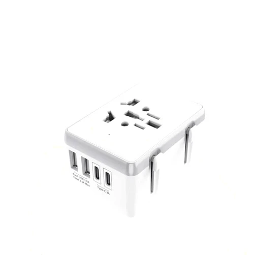 TESSAN Universal Travel Adapter, TESSAN Worldwide Plug Adaptor with 2 USB C & 2 USB A Ports, All-in-one International Travel Essentials Charger Outlet for US to Europe EU UK AUS (Type C/G/A/I)