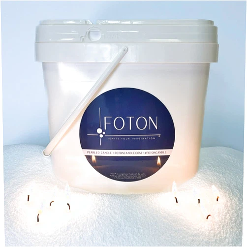 Foton Pearled Candle All-Natural Customizable Reusable Luxury Candle with Wicks (Dreamy Dunes, 9lb Bulk) Dreamy Dunes 9lb Bulk
