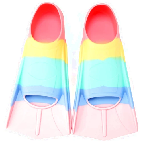 Foyinbet Kids Swim Fins,Short Kids Fins Youth Swimming Flippers for Lap Swimming Training for Children Girls Boys Beginners