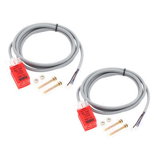 Smgda 2 pcs PL-05N DC 10-30V NPN NO 5mm Square Inductive Proximity Sensor Switch 3-Wire Normal Open Proximity Detection Switch