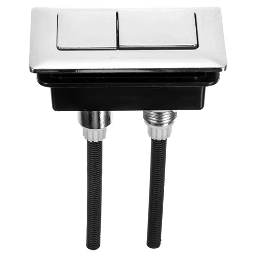 WOFASHPURET Dual Flush Toilet Tank Button - Toilet Tank Button Replacement Water Tank Accessories Dual Flush Toilet Button Toilet Replacement Button Dual Flush Toilet Kit Handle Rectangle ABS