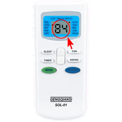 GENGQIANSI Replacement Remote Control ZHF/TL-05 ZCF/TL-05 for Chigo Soleus Air WS2-10E-201 ZHF/TL-05 ZHFTL-05 for Soleus Air ZCF/TL-05 Portable Air Conditioner