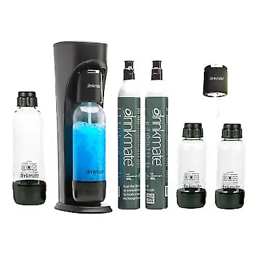 Drinkmate OmniFizz Party Pack - Matte Black Black 5