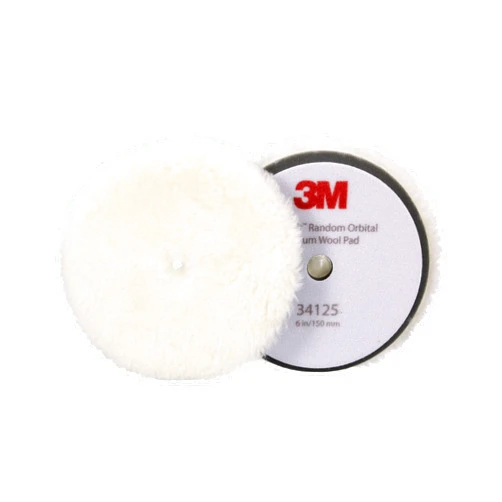 3M Perfect-It Random Orbital Medium Wool Compounding Pad, 6